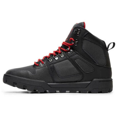 DC Shoes Men’s Pure High-Top WR Boot Black Grey Red