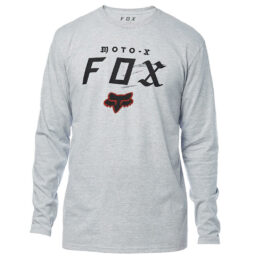 FOX Moto-X Long Sleeve T-Shirt Light Heather Grey