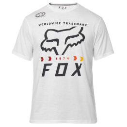 FOX Murc Factory Short Sleeve Tech T-Shirt Optic White