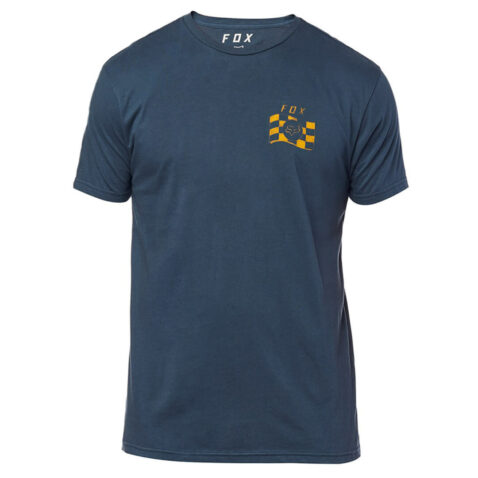 FOX Podium Short Sleeve Premium T-Shirt Navy