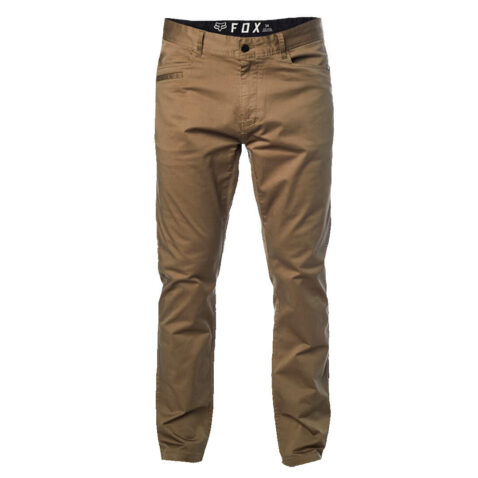 FOX Stretch Slim Fit Chino Pant Bark
