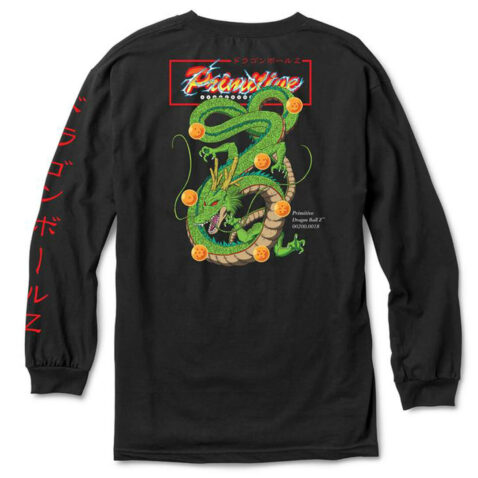 Primitve x Dragon Ball Z Shenron Club Long Sleeve T-Shirt Black