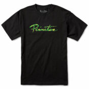 Primitive x Rick & Morty Nuevo Portal T-Shirt Black-front