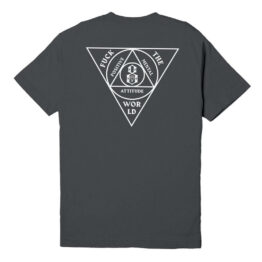 REBEL8 Anti-Order Short Sleeve T-Shirt Charcoal