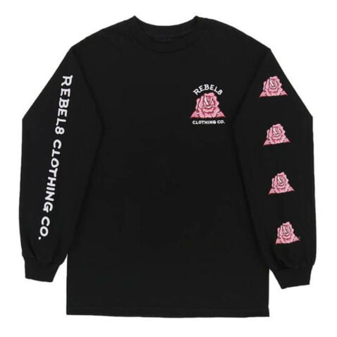 REBEL8 Thorns Long Sleeve T-Shirt Black