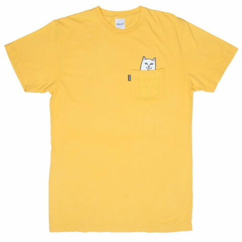 Rip N Dip Lord Nermal Pocket T-Shirt Yellow