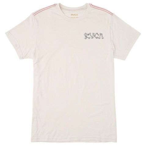 RVCA Bonezy Short Sleeve T-Shirt Antique White