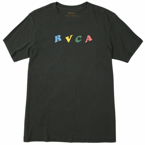 RVCA Crypt Party Short Sleeve T-Shirt Black