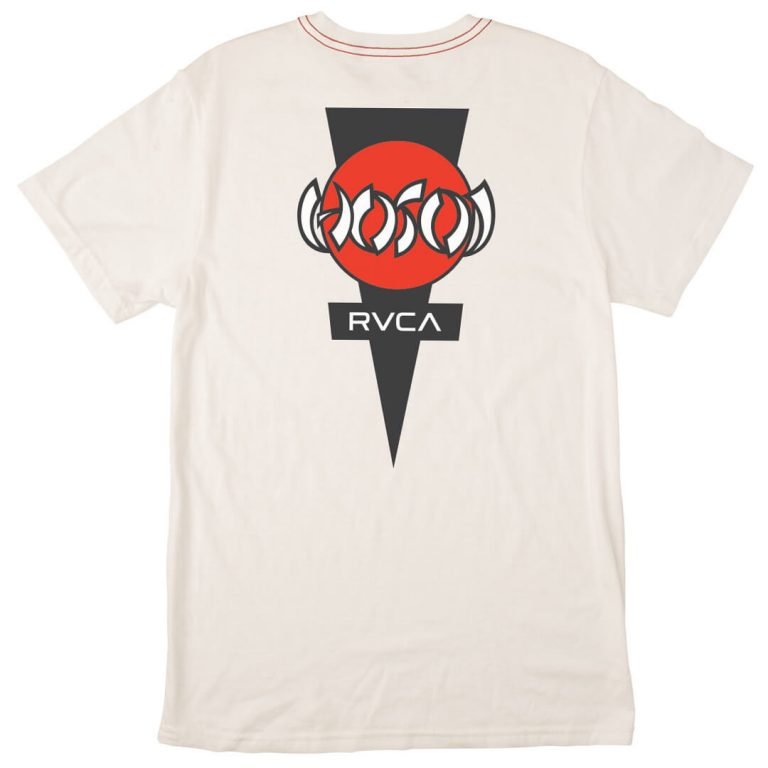 RVCA Hosoi Short Sleeve T-Shirt Antique White