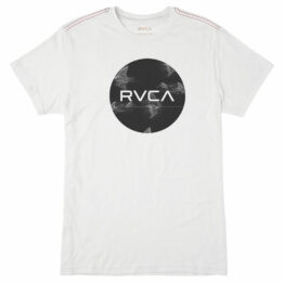 RVCA Motors Fill Up Short Sleeve T-Shirt Antique White
