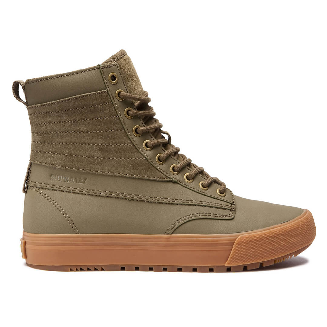 Supra Graham CW Shoe Olive Light Gum | Billion Creation