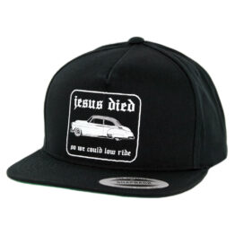 Hard Luck Lowride Snapback Hat Black