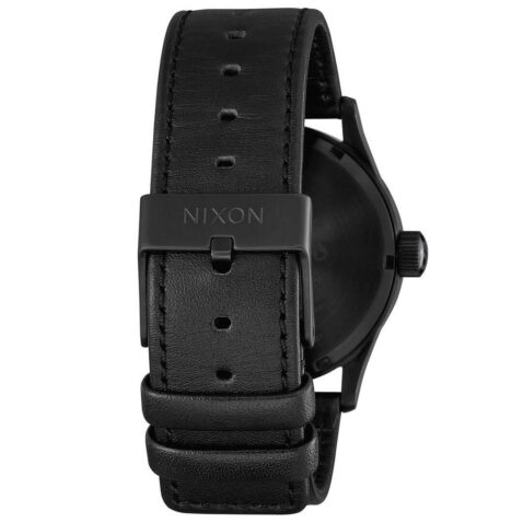 Nixon x Disney Sentry Leather Watch All Black