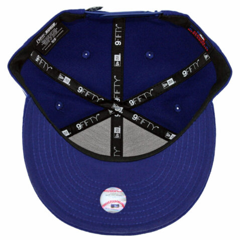 New Era 9Fifty Los Angeles Dodgers Caps On Caps Snapback Hat Dark Royal
