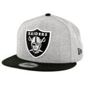 New Era 9Fifty CTO Oakland Raiders Snapback Hat Heather Grey Black