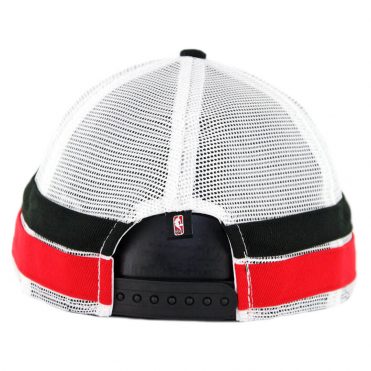 New Era 9Fifty Chicago Bulls Striped Side Lineup Snapback Hat Black