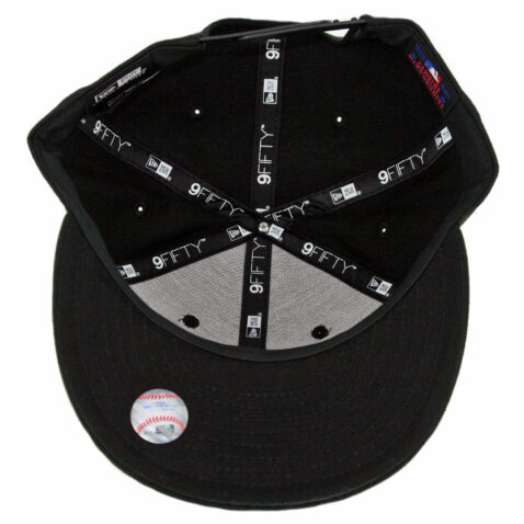 New Era 9Fifty San Diego Padres Shimmer Team Snapback Hat Black