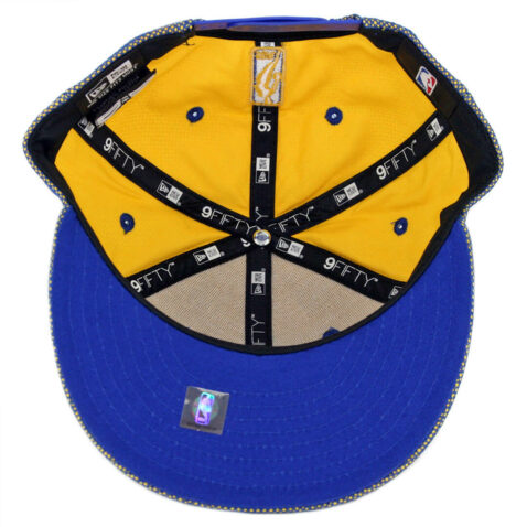 New Era 9Fifty Golden State Warriors Mesh Refresh Snapback Hat Royal Blue - Image 3
