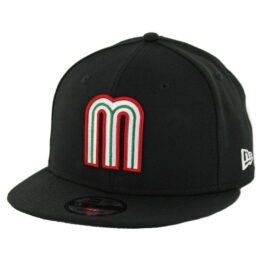 New Era 9Fifty Mexico World Baseball Classic Snapback Hat Black