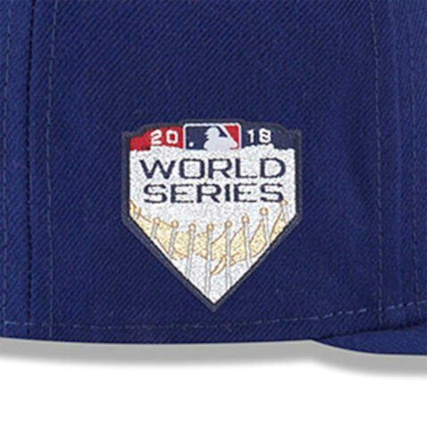New Era 9Fifty Los Angeles Dodgers Game World Series 2018 Snapback Hat Dark Royal