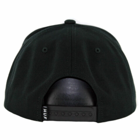 HUF X Spitfire Swirl Snapback Hat Black