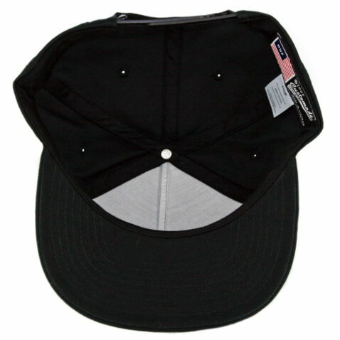 HUF X Spitfire Swirl Snapback Hat Black