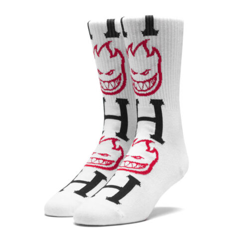 HUF X Spitfire Bighead H Sock White
