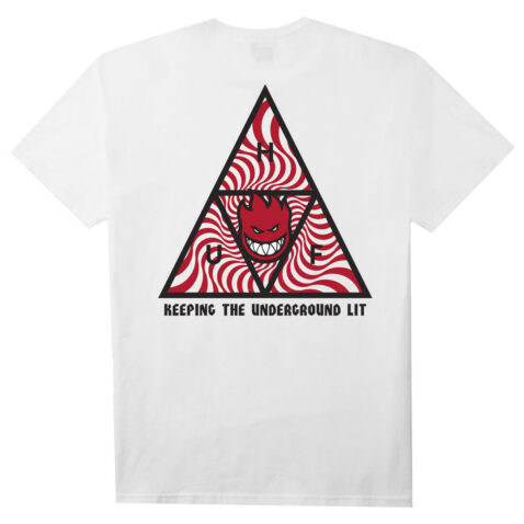 HUF X Spitfire TT Short Sleeve T-Shirt White