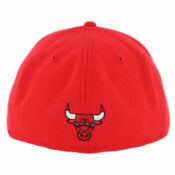 New Era 59Fifty Chicago Bulls Gold Stated Fitted Hat Red-back