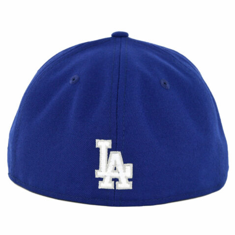New Era 59Fifty Los Angeles Dodgers Gold Stated Fitted Hat Dark Royal