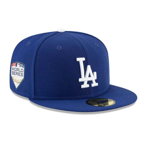 New Era 59Fifty Los Angeles Dodgers Game World Series 2018 Fitted Hat Dark Royal