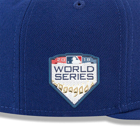 New Era 59Fifty Los Angeles Dodgers Game World Series 2018 Fitted Hat Dark Royal