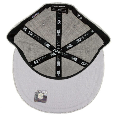 New Era 59Fifty Oakland Raiders Twisted Frame Fitted Hat Grey