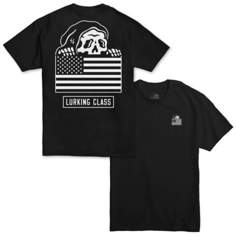 Sketchy Tank Flag T-Shirt Black