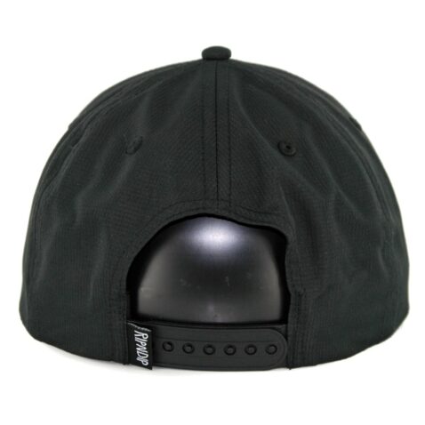 Rip N Dip Zipperface 6 Panel Snapback Hat Black