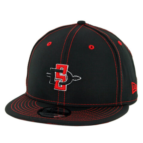 New Era 9Fifty San Diego State University Aztecs Hispanic Heritage x Abstrk Snapback Hat Black