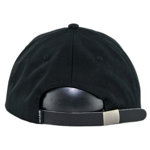 The Quiet Life Rose Polo Strapback Hat Black