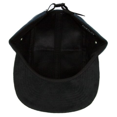 The Quiet Life Cord Combo 5 Panel Clipback Hat Navy Black