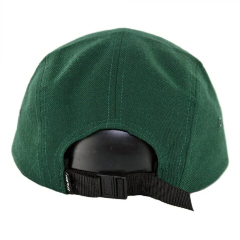 The Quiet Life Gold Label 5 Panel Clipback Hat Hunter Green