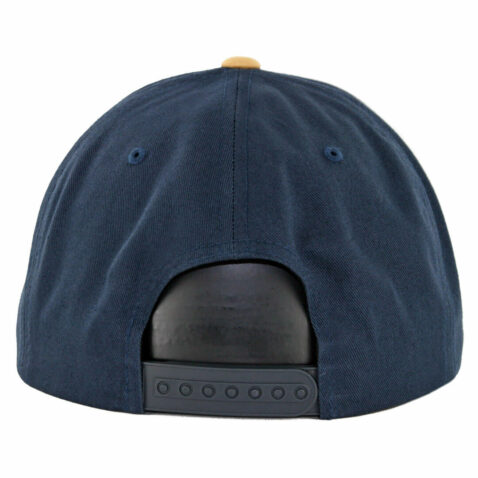 Volcom Quarter Twill Snapback Hat Midnight Blue
