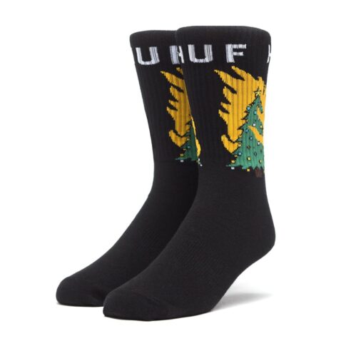 HUF Hot Fire Sock Black
