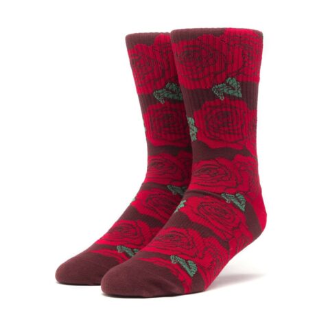 HUF Rosette Sock Red