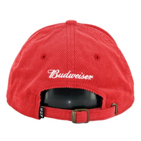 HUF Bow 6 Panel Strapback Hat Red