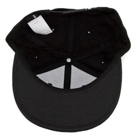 Supra Icon Snapback Hat Black Tan