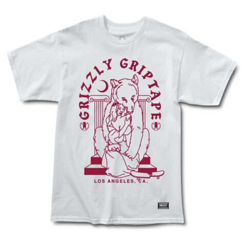 Grizzly Bear Hug T-Shirt White