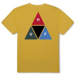 HUF Prism Triangle Short Sleeve T-Shirt Mineral Yellow
