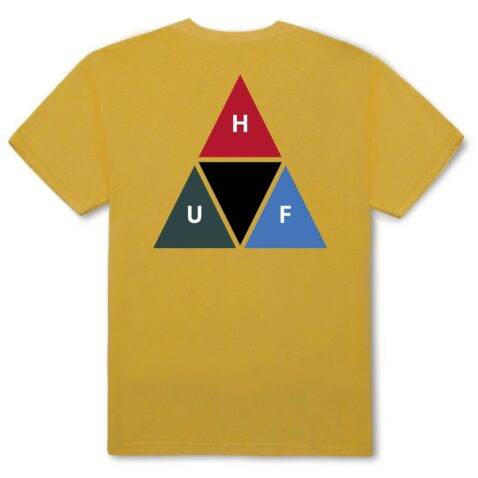 HUF Prism Triangle Short Sleeve T-Shirt Mineral Yellow