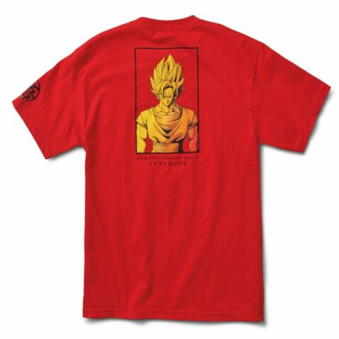 Primitive x Dragon Ball Z Goku Saiyan Style T-Shirt Red