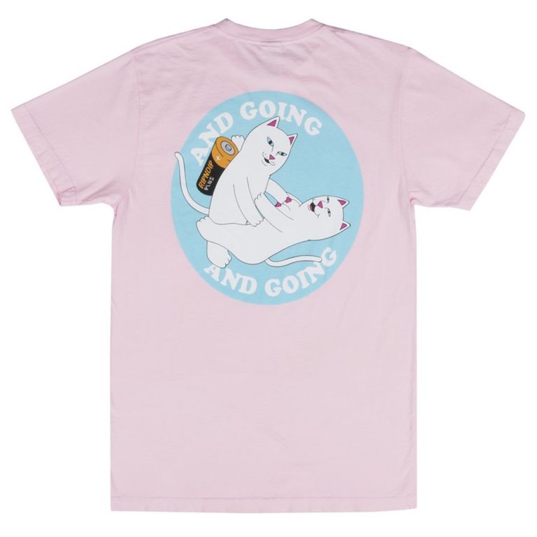Rip N Dip Charged Up T-Shirt Pink
