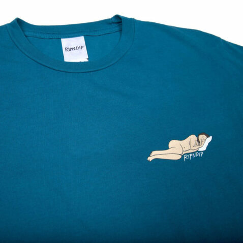 Rip N Dip Nap Time T-Shirt Teal - Image 3